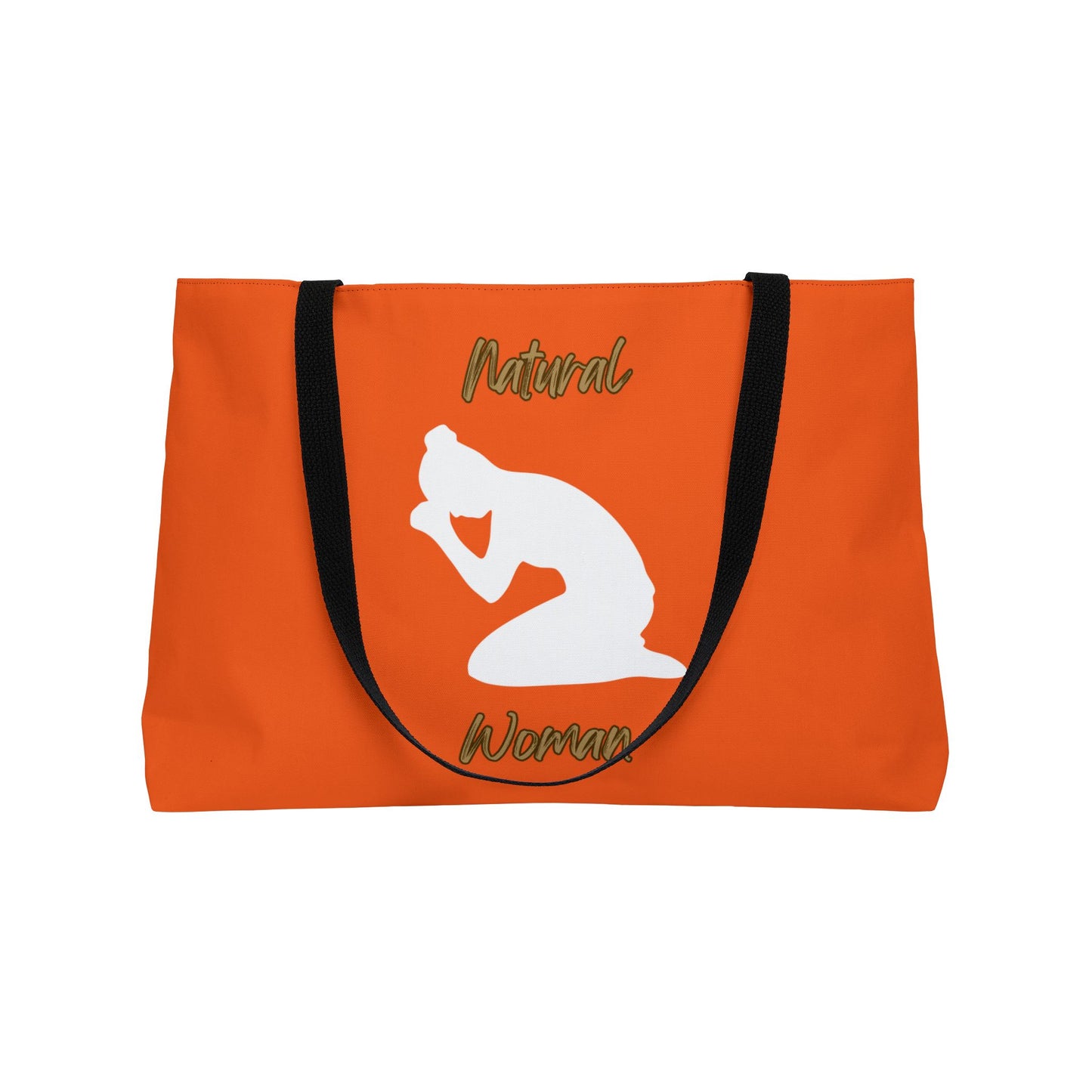 Natural Woman Pray (WL) Weekender Tote Bag ORANGE