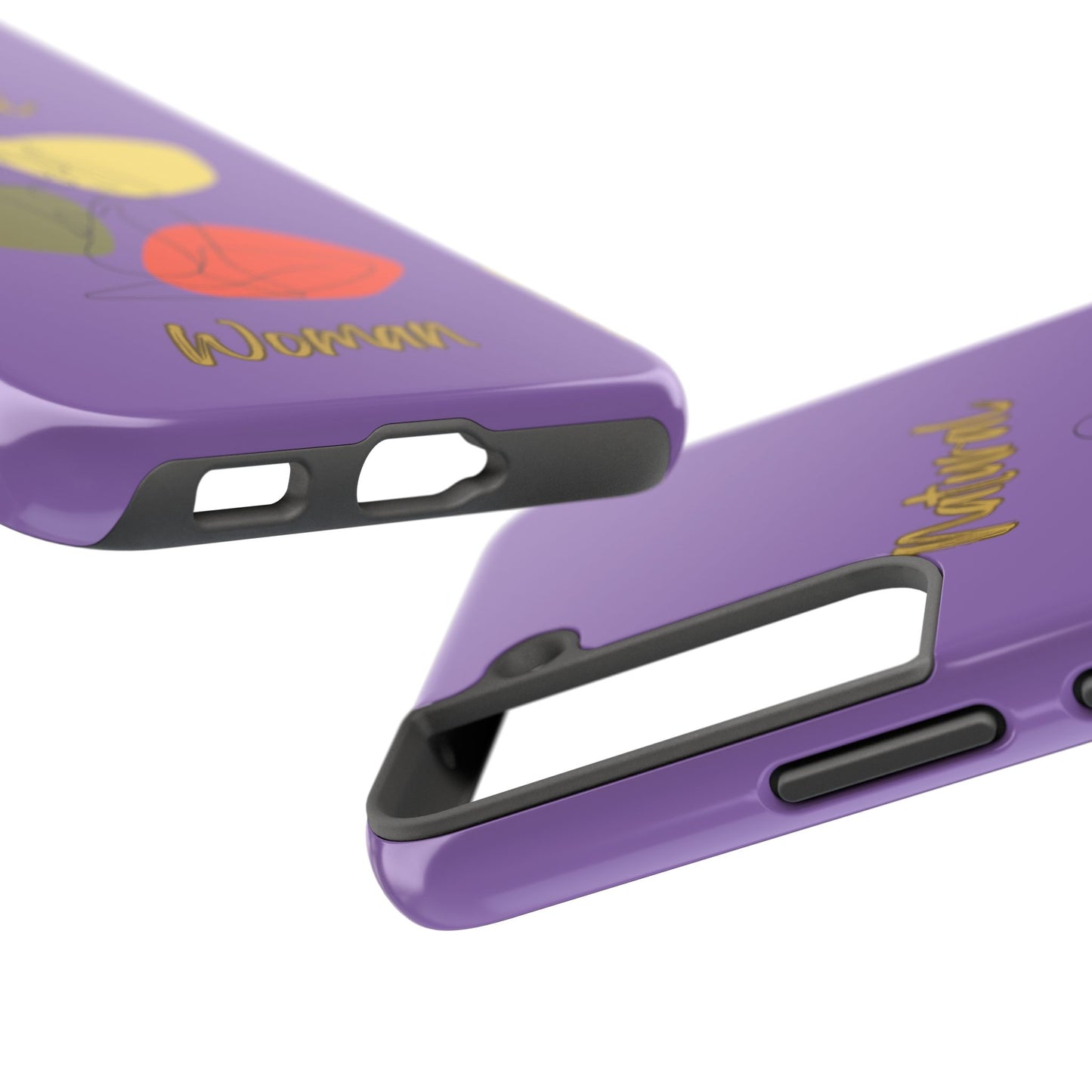 Natural Woman Colorful Pose (BL)Tough Phone Cases LIGHT PURPLE