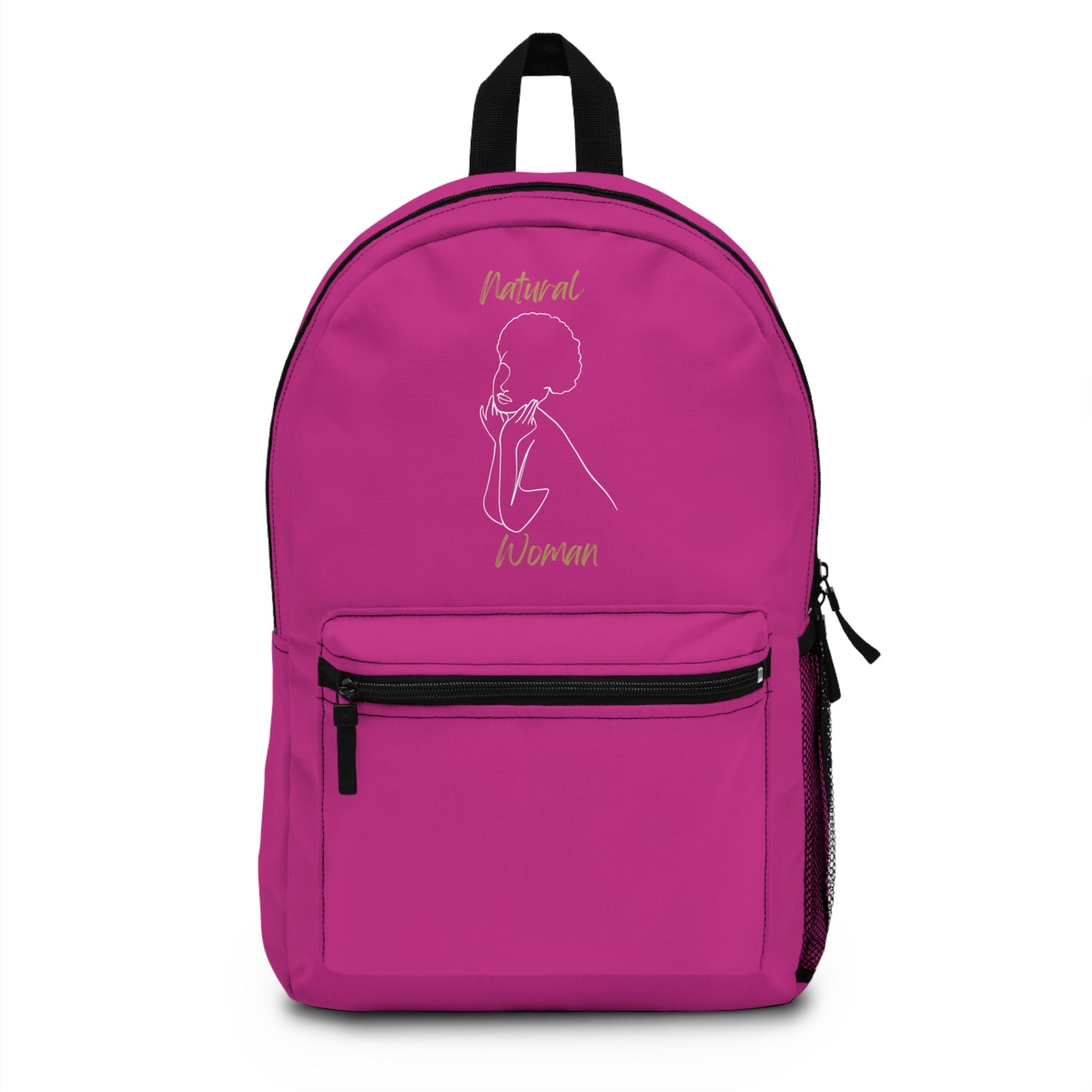 Natural Woman Cute Afro (WL) Backpack PINK