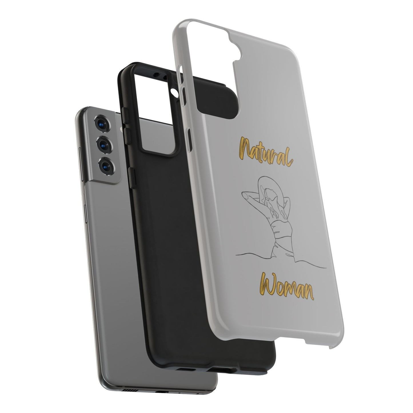 Natural Woman Sun Fun (BL)Tough Phone Cases LIGHT GREY