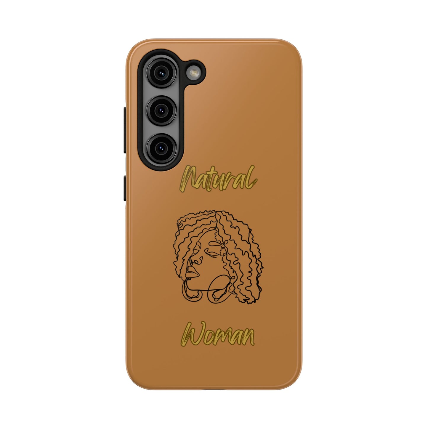 Natural Woman Naturally Me (BL)Tough Phone Cases LIGHT BROWN