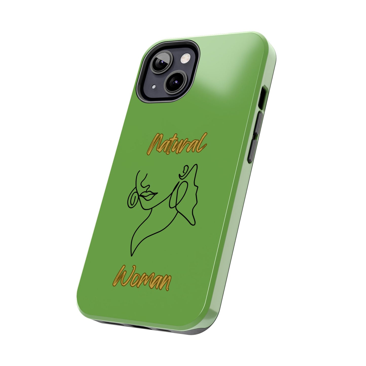 Natural Woman Lips (BL)Tough Phone Cases GREEN