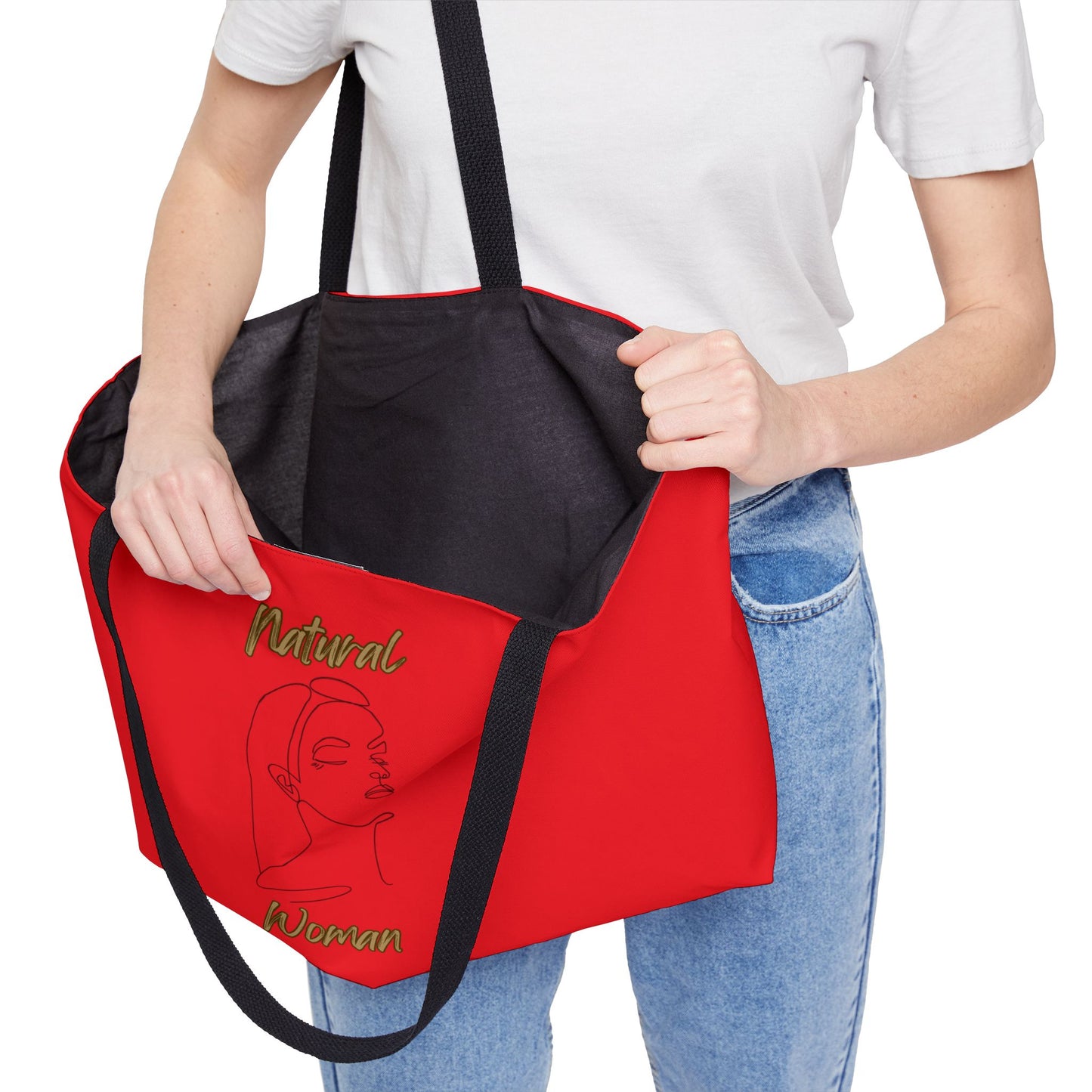 Natural Woman Calm (BL) Weekender Tote Bag RED