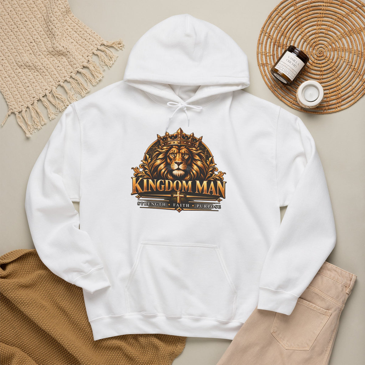 Kingdom Man Crowned Lion Hoodie