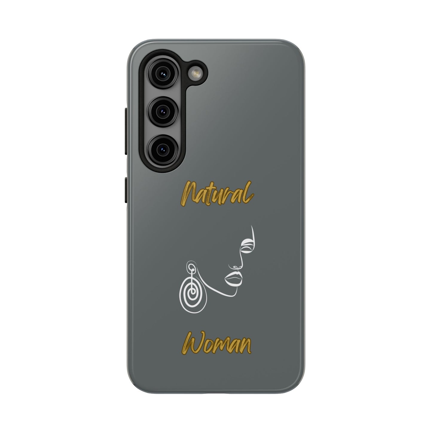 Natural Woman Music In My Soul (WL)Tough Phone Cases DARK GREY
