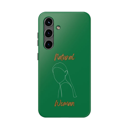 Natural Woman Tilted Look (WL) Tough Phone Cases DARK GREEN