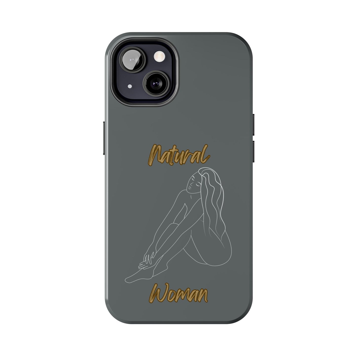 Natural Woman Beauty (WL) Tough Phone Cases DARK GREY