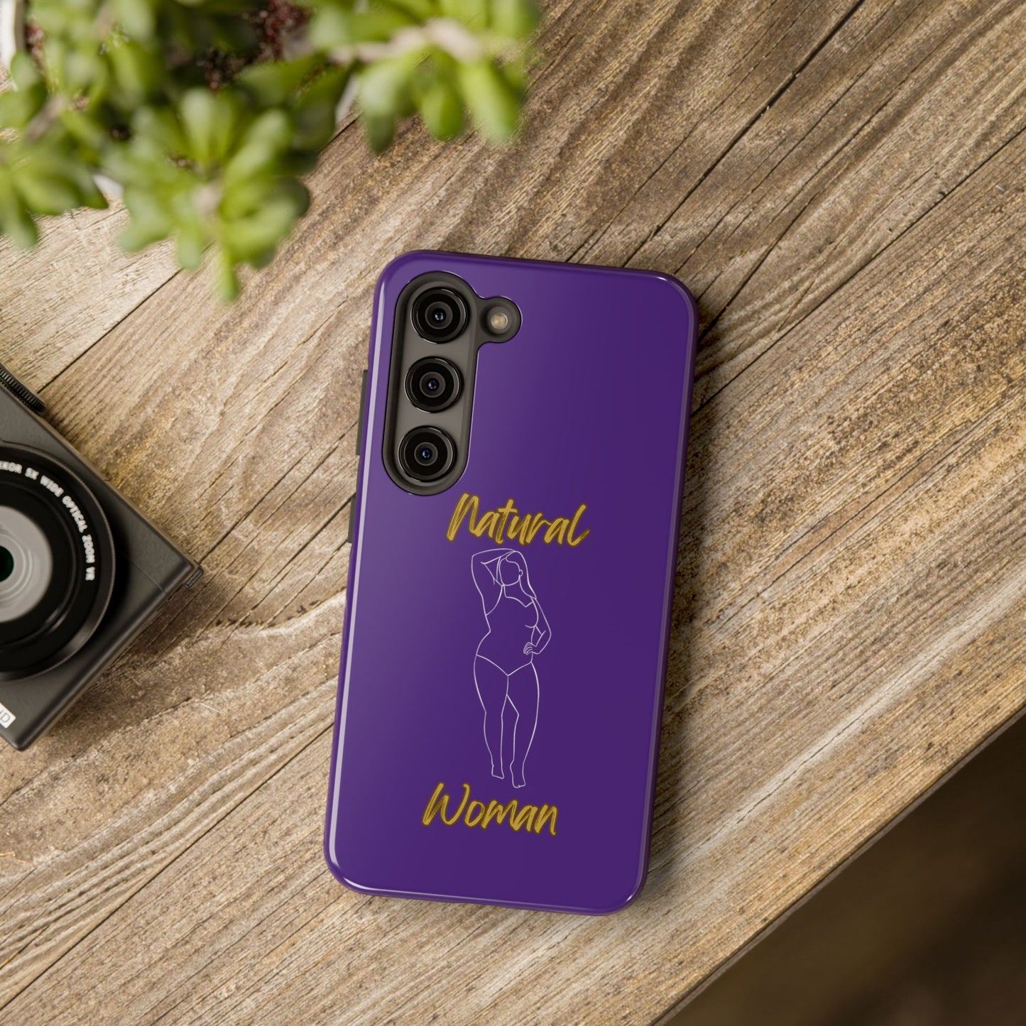 Natural Woman Looking Good (WL)Tough Phone Cases PURPLE