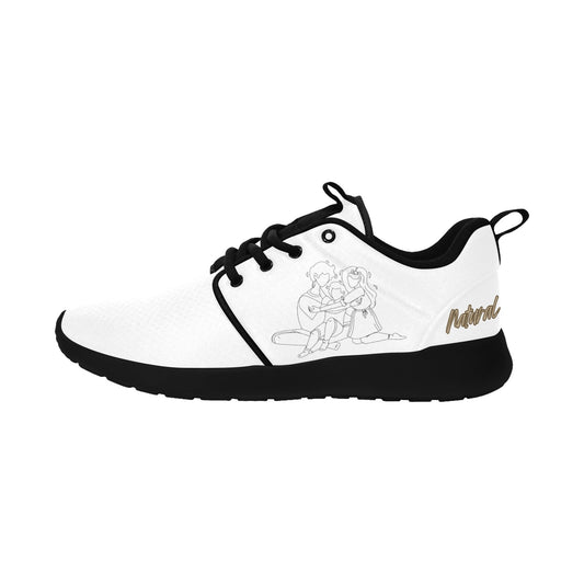 Natural Woman BEAR HUGS (BL) WHITE w/ Sole Sneakers