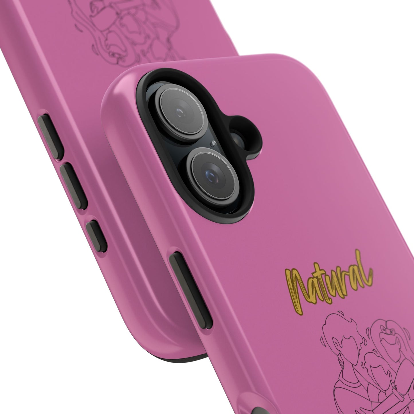 Natural Woman Bear Hugs (BL) Tough Phone Cases LIGHT PINK