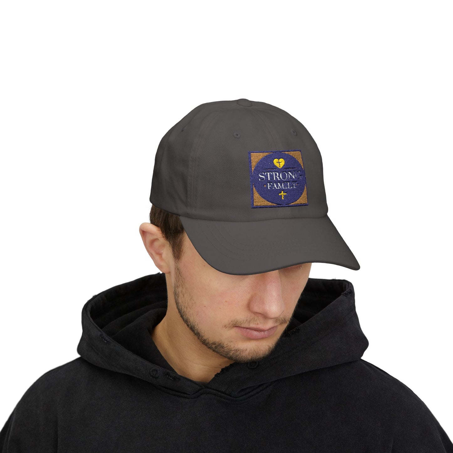 Strong Family Custom Casual Cap - BLUE LOGO