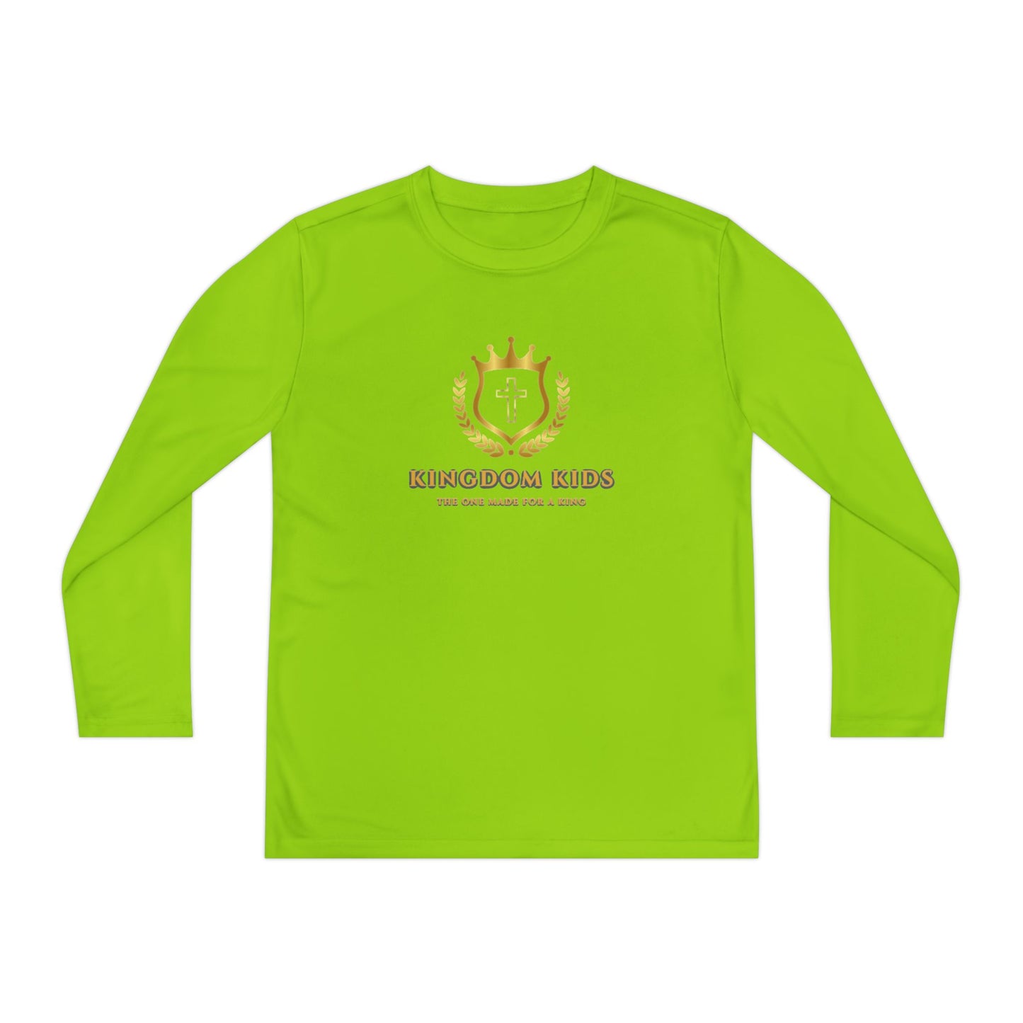 Kingdom Kids Youth Long Sleeve Tee - Crown Design