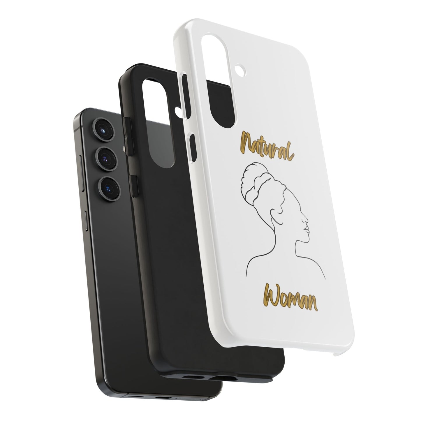 Natural Woman Mixed (BL)Tough Phone Cases WHITE