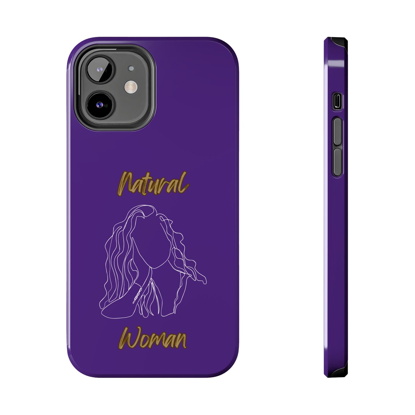 Natural Woman Relaxed (WL) Tough Phone Cases PURPLE