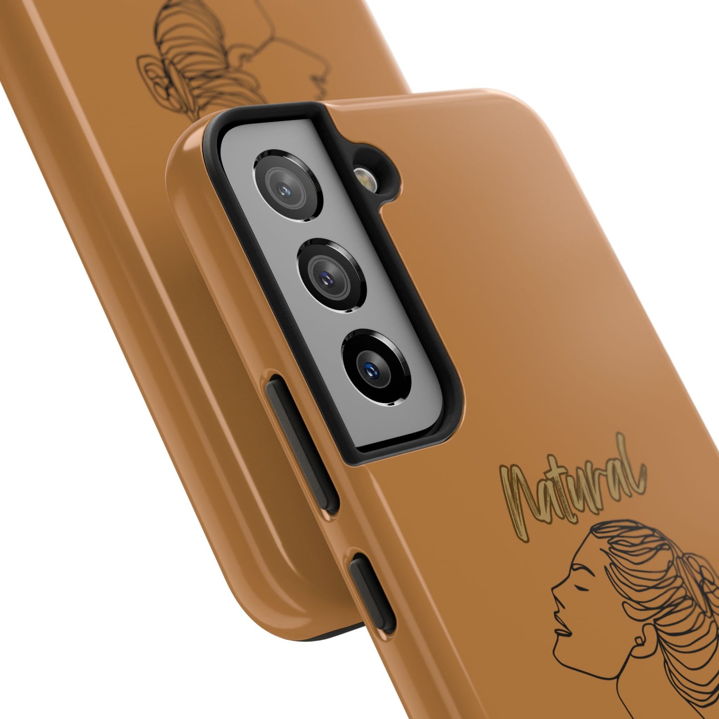 Natural Woman Wet Bun (BL) Tough Phone Cases LIGHT BROWN