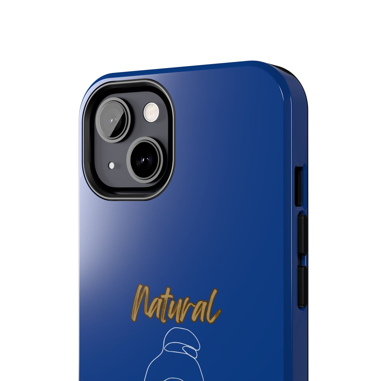 Natural Woman Sassy Bun (WL) Tough Phone Cases DARK BLUE