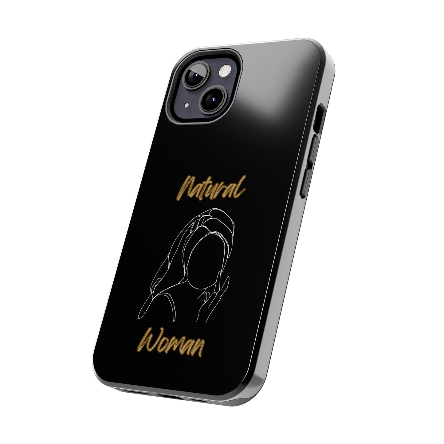 Natural Woman Towel Wrapped (WL)Tough Phone Cases BLACK
