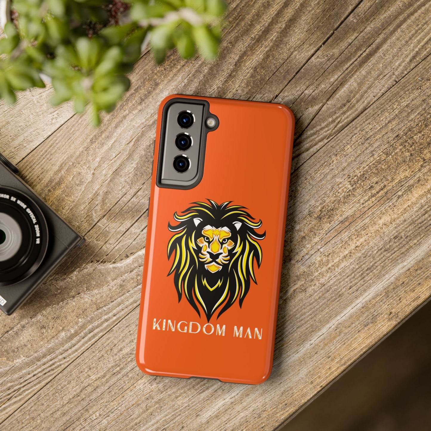 Kingdom Man (White-Gold Label) Tough Phone Case ORANGE