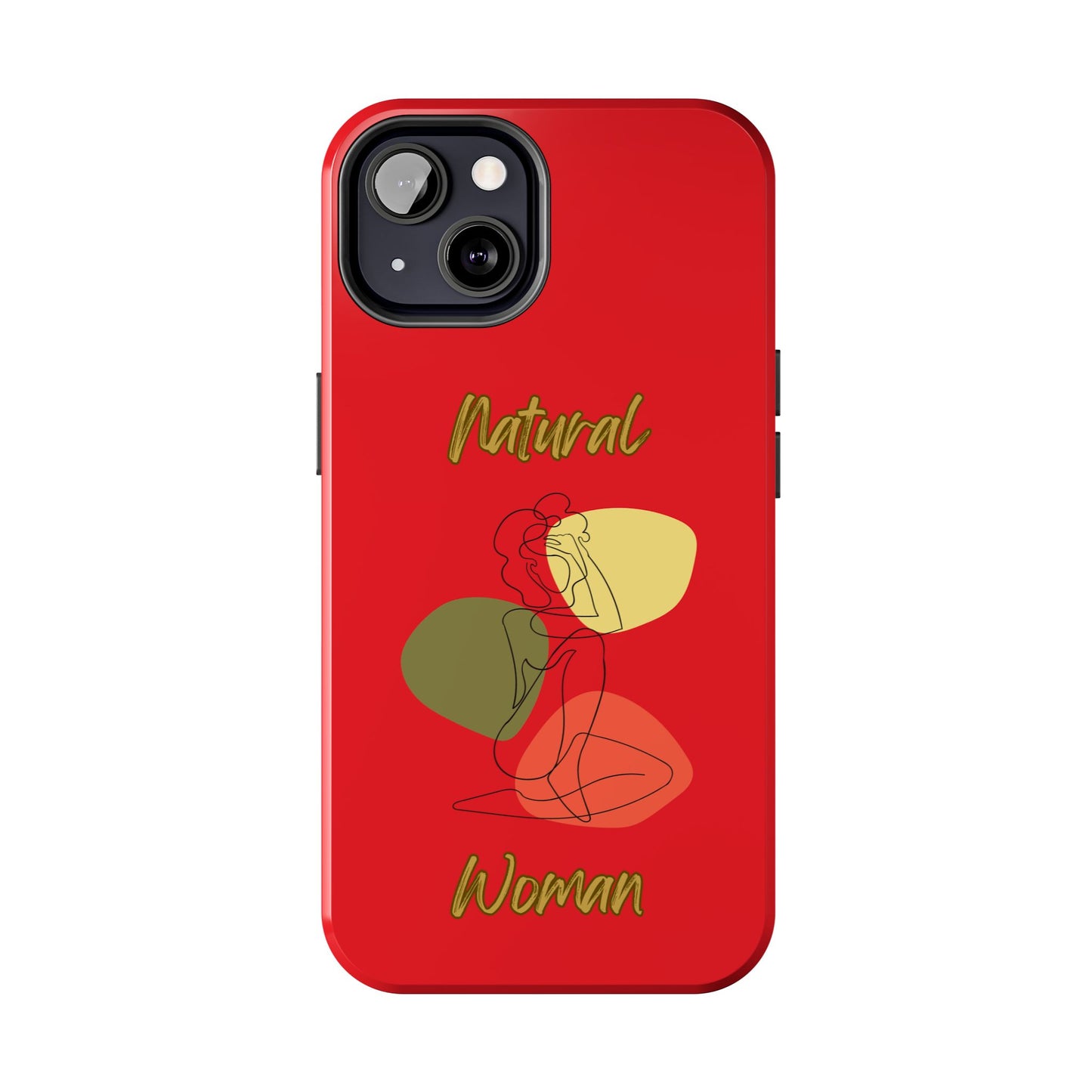 Natural Woman Colorful Pose (BL)Tough Phone Cases RED