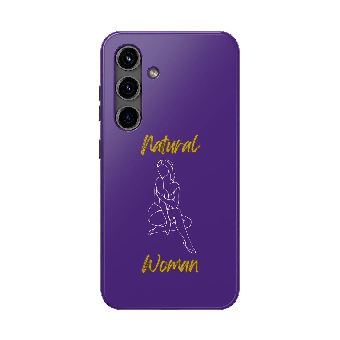 Natural Woman Shoulder Action (WL)Tough Phone Cases PURPLE