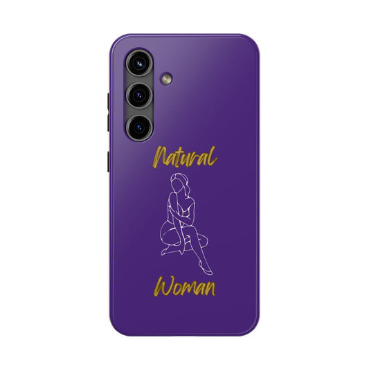 Natural Woman Shoulder Action (WL)Tough Phone Cases PURPLE