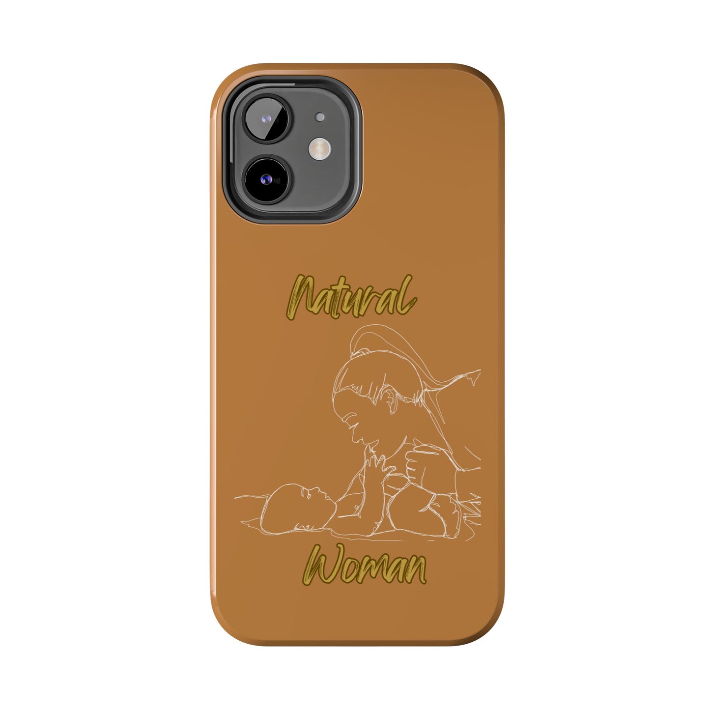 Natural Woman New Life (WL)Tough Phone Cases LIGHT BROWN