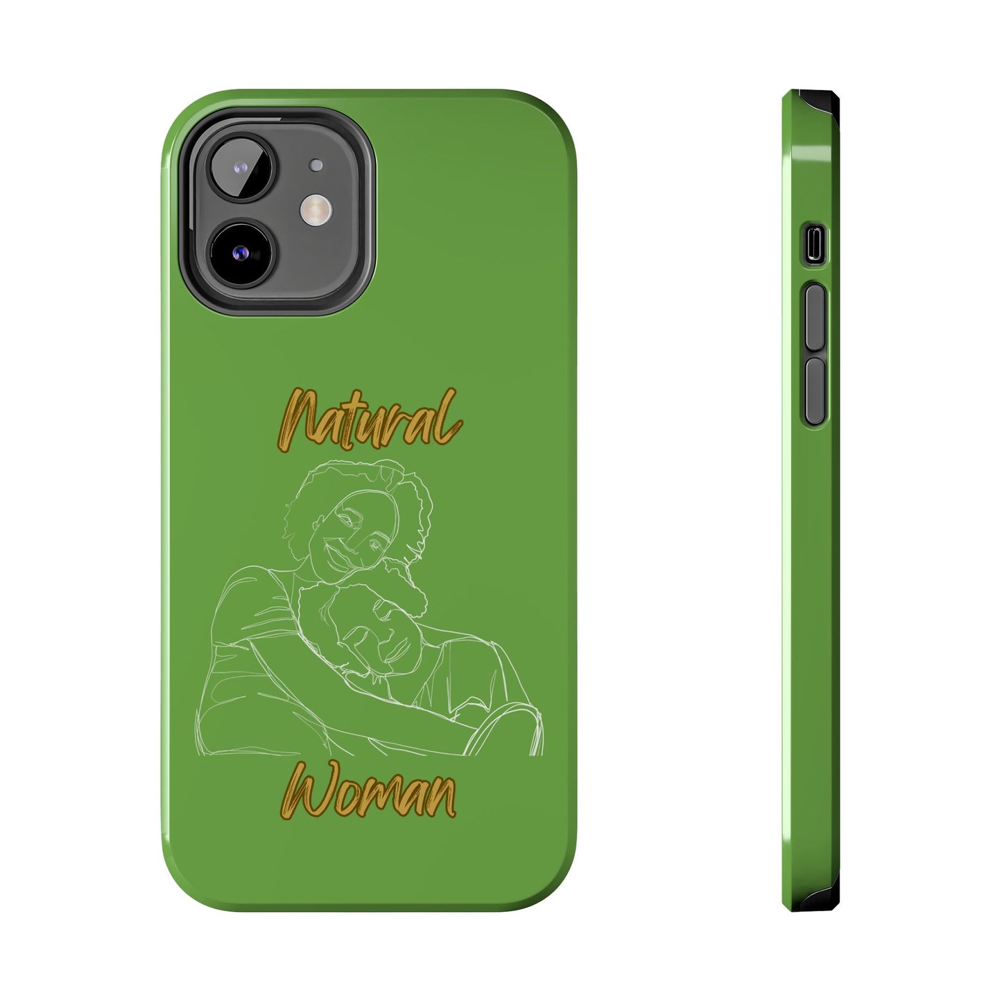 Natural Woman Loving Embrace (WL)Tough Phone Cases GREEN