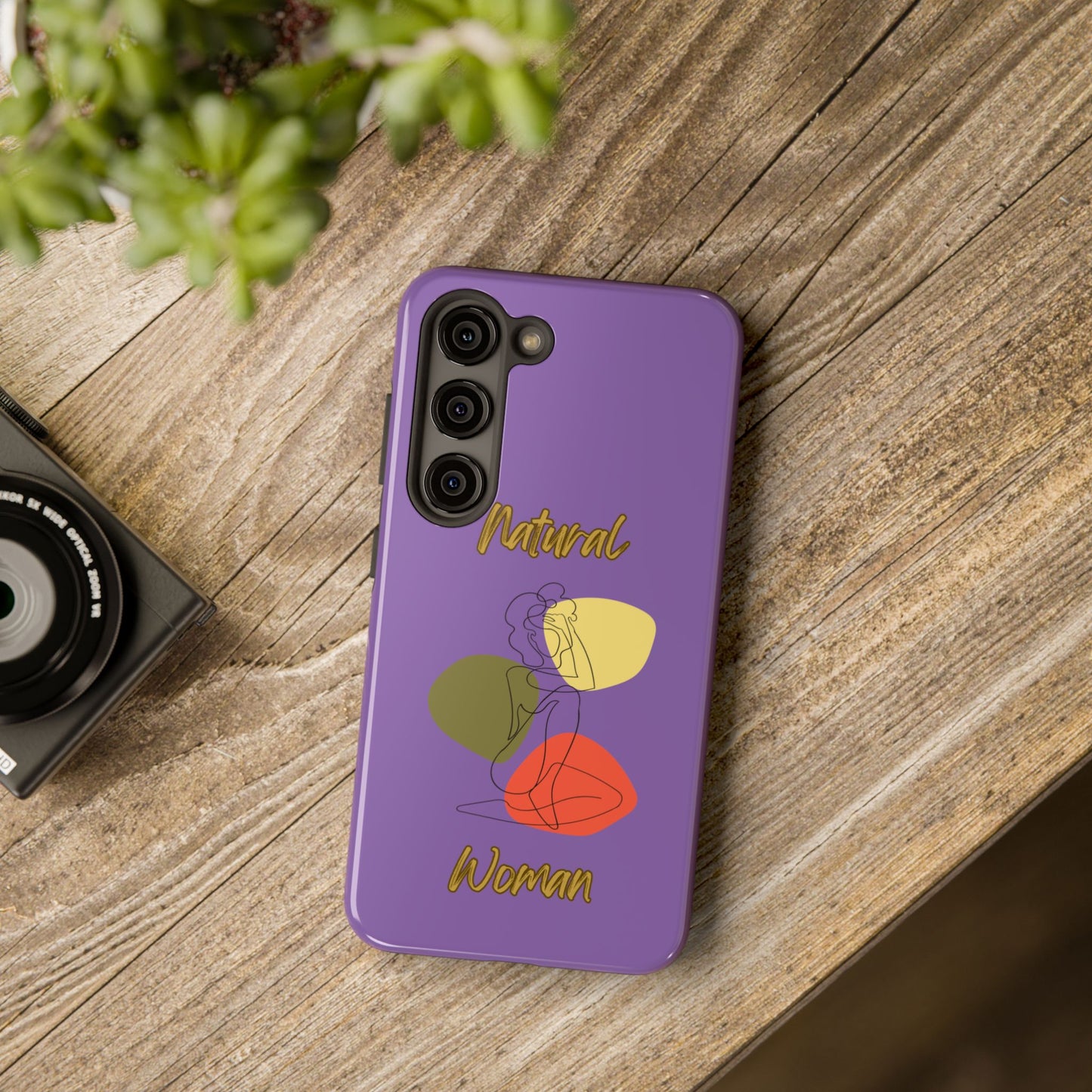 Natural Woman Colorful Pose (BL)Tough Phone Cases LIGHT PURPLE