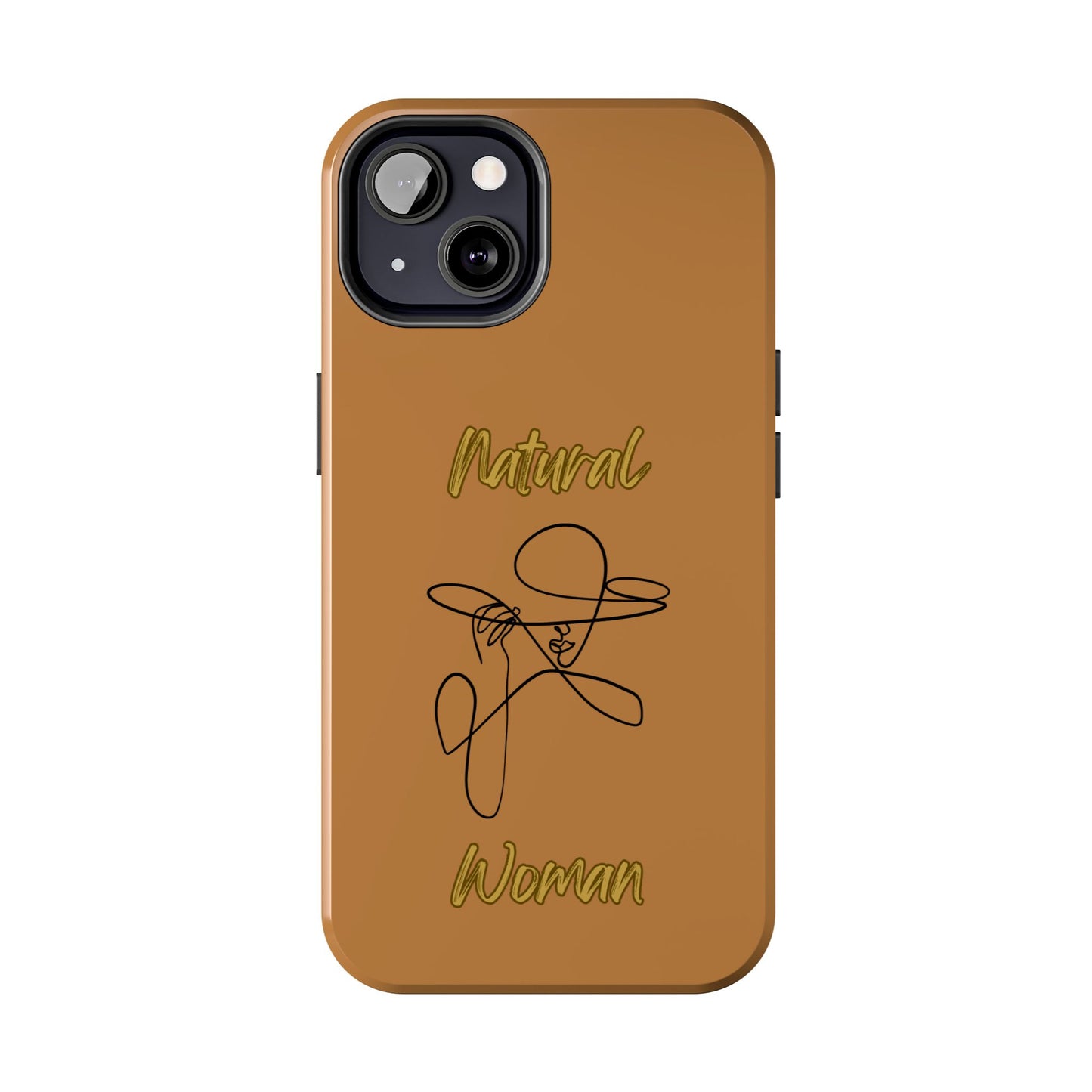 Natural Woman An Original (BL)Tough Phone Cases LIGHT BROWN