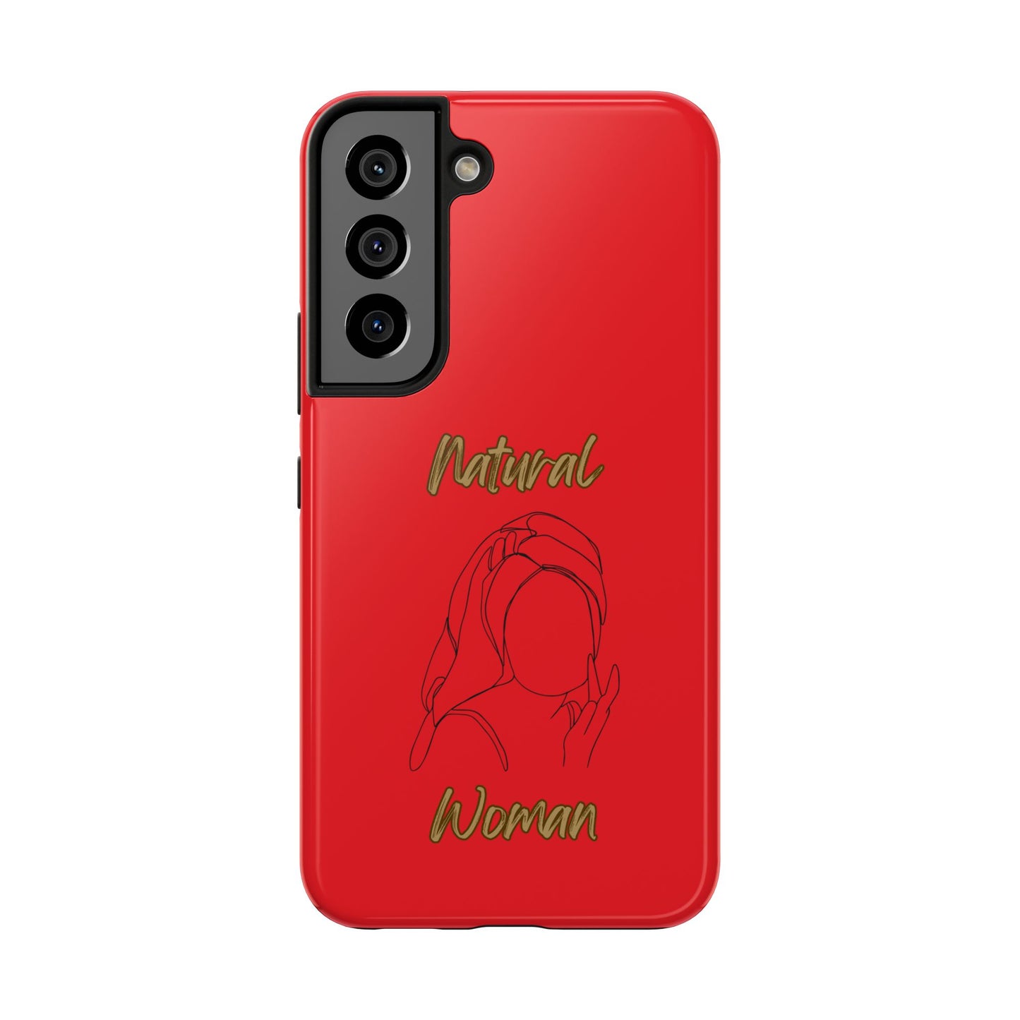 Natural Woman Towel Wrapped (BL)Tough Phone Cases RED