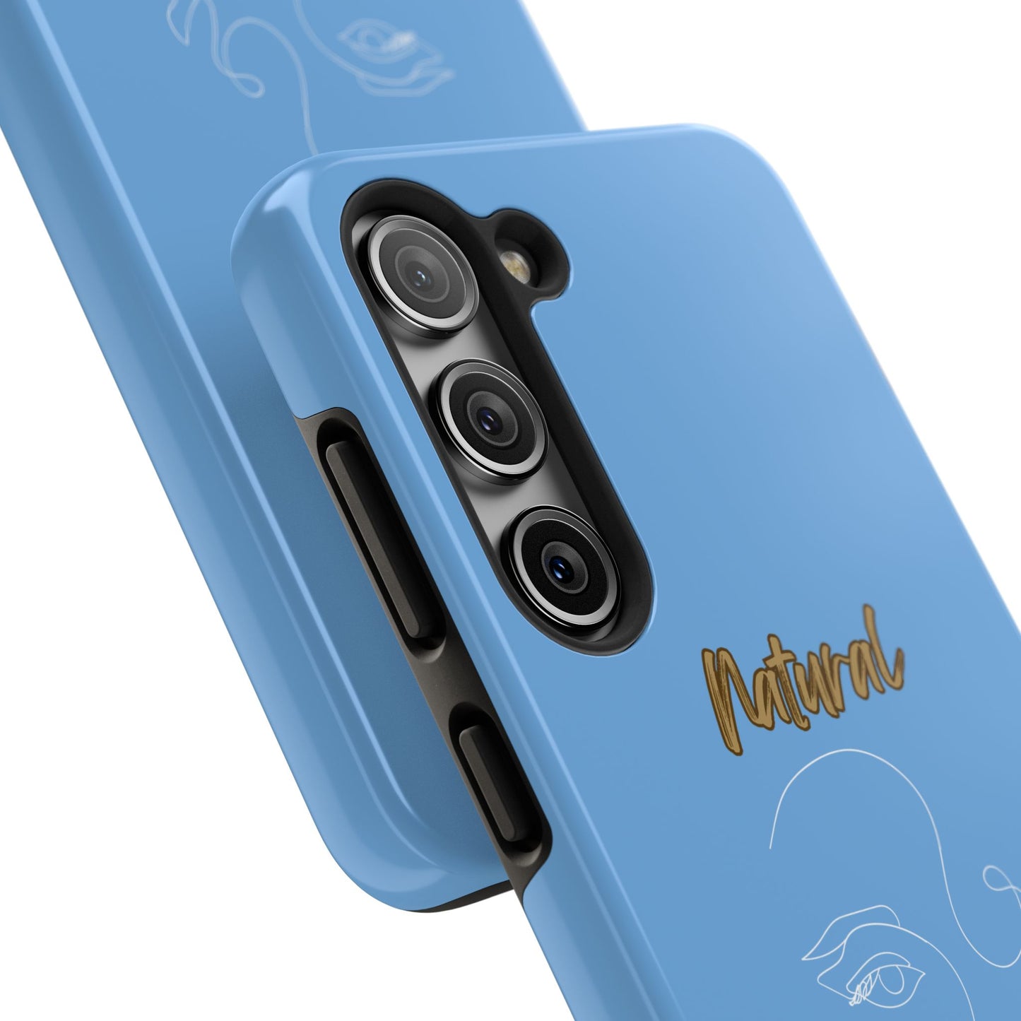 Natural Woman Looking (WL) Tough Phone Cases LIGHT BLUE