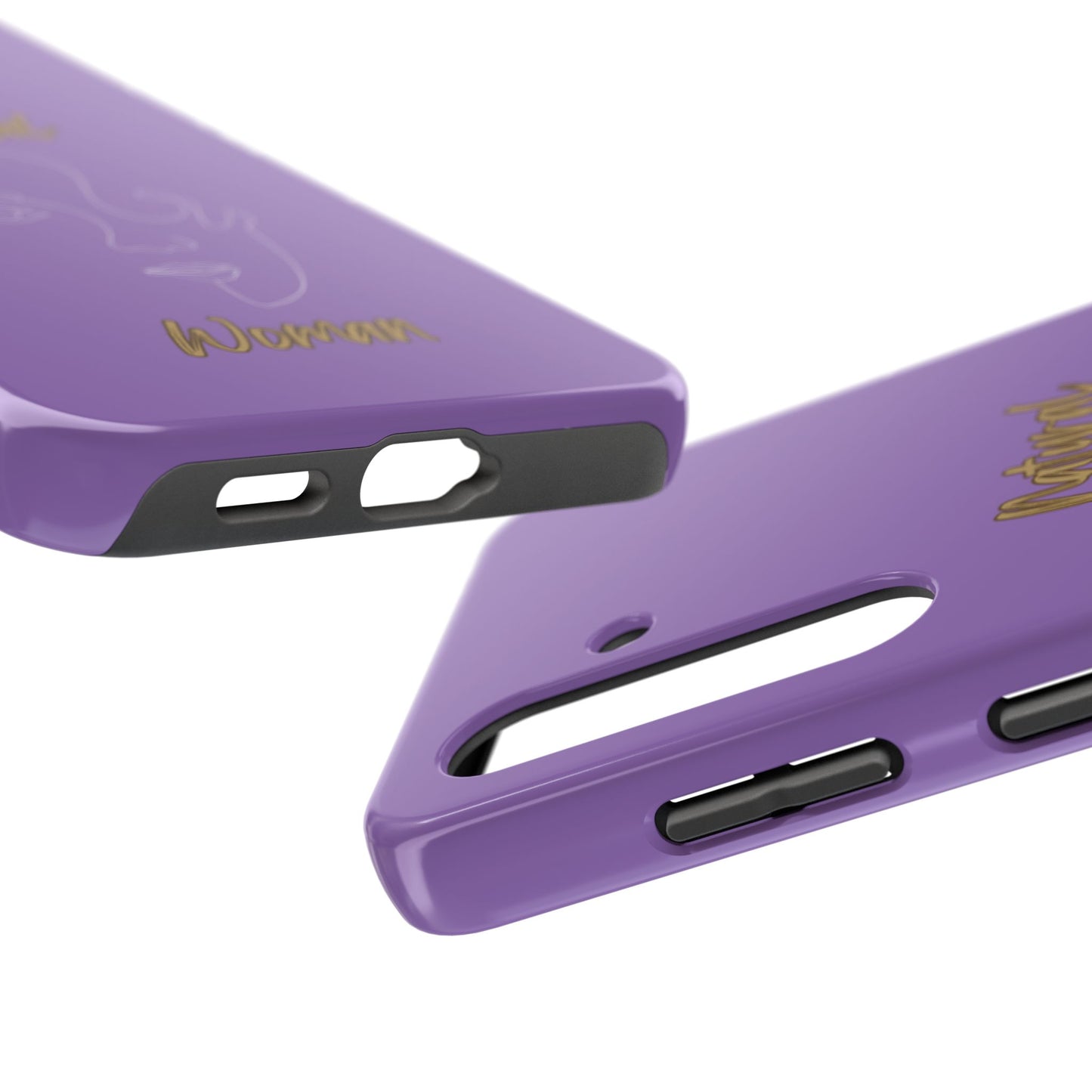 Natural Woman Looking (WL)Tough Phone Cases LIGHT PURPLE