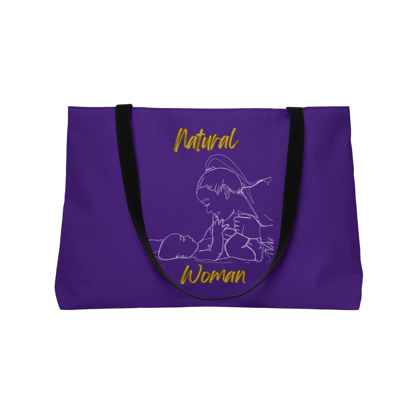 Natural Woman New Life (WL) Weekender Tote Bag PURPLE