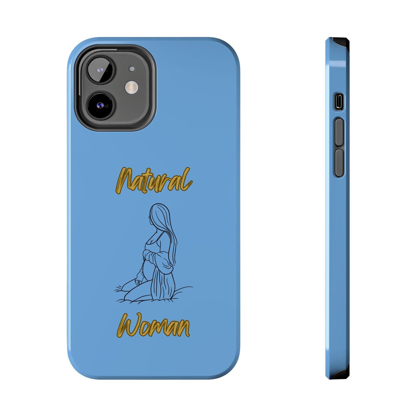 Natural Woman Expecting (BL)Tough Phone Cases LIGHT BLUE