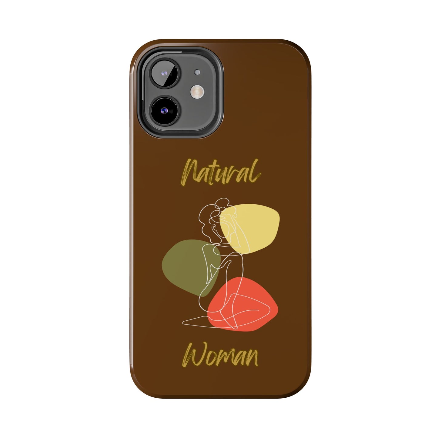 Natural Woman Colorful Pose (WL)Tough Phone Cases BROWN