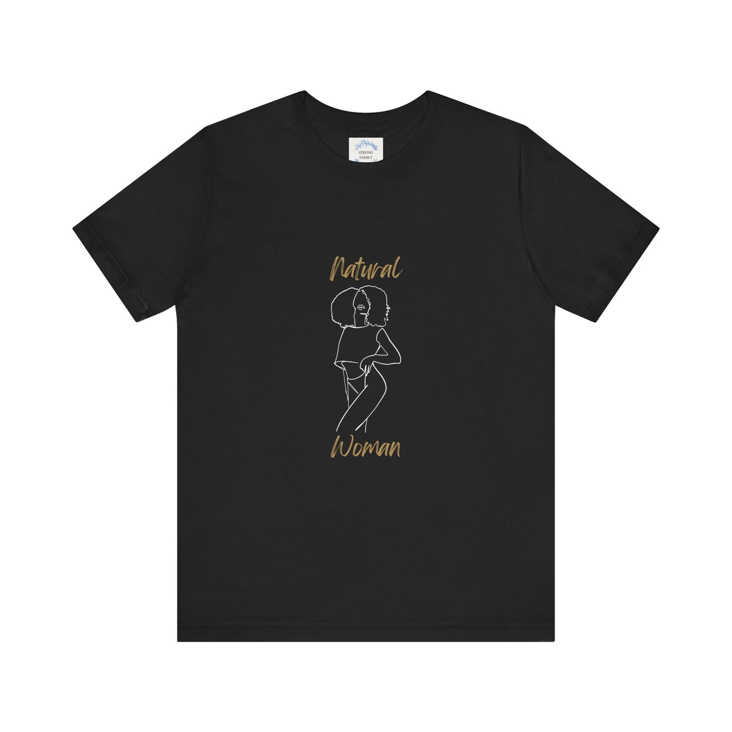 Natural Woman Pose (WL) Short Sleeve T-Shirt EXPRESS DELIVERY