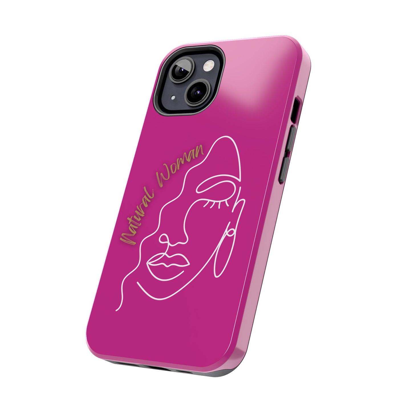 Natural Woman Half Face (WL)Tough Phone Case PINK