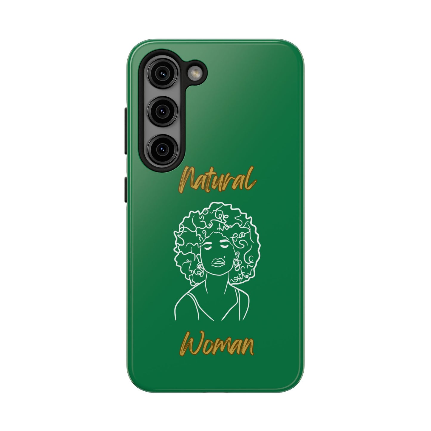 Natural Woman All About Me (WL)Tough Phone Cases DARK GREEN