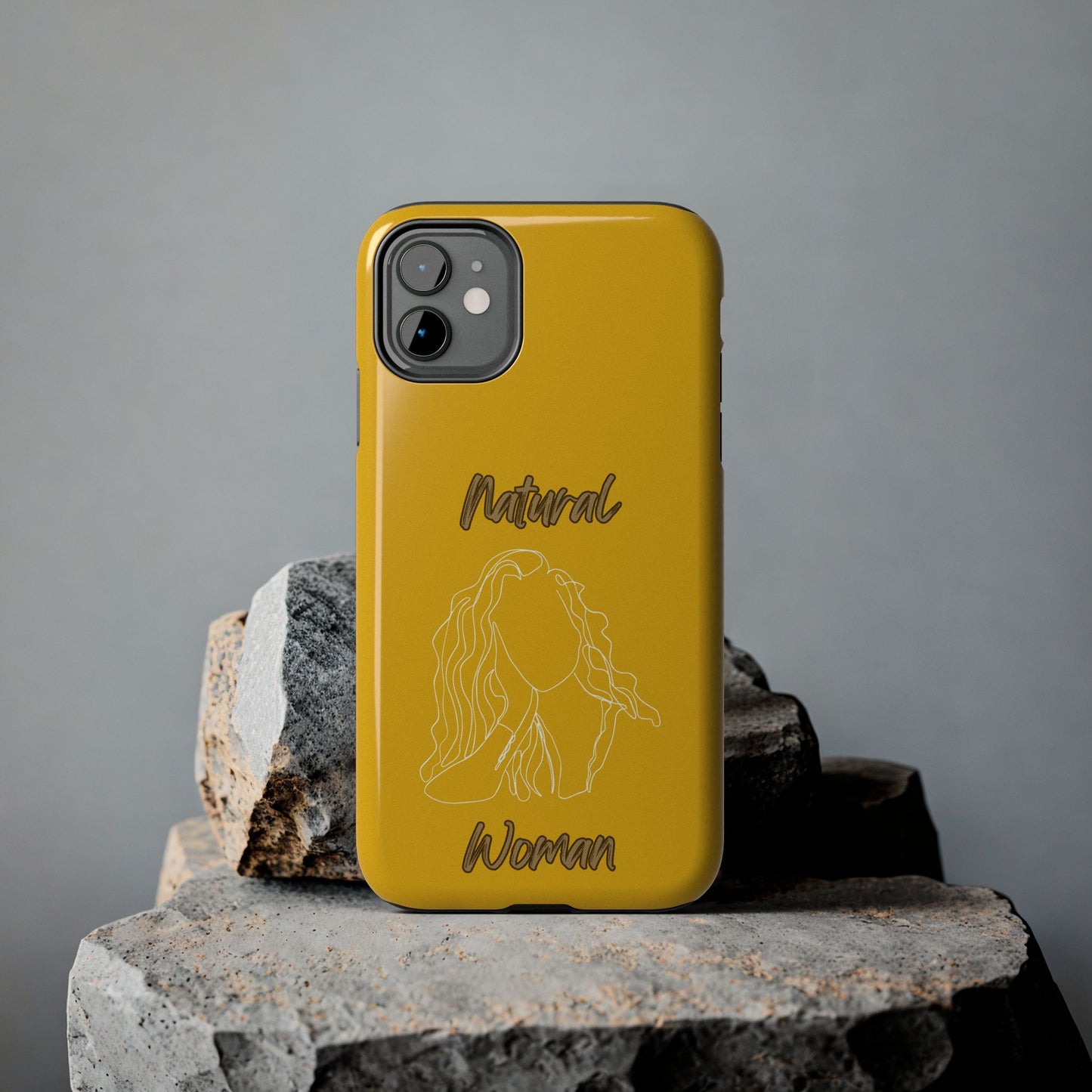 Natural Woman Relaxed (WL) Tough Phone Cases YELLOW
