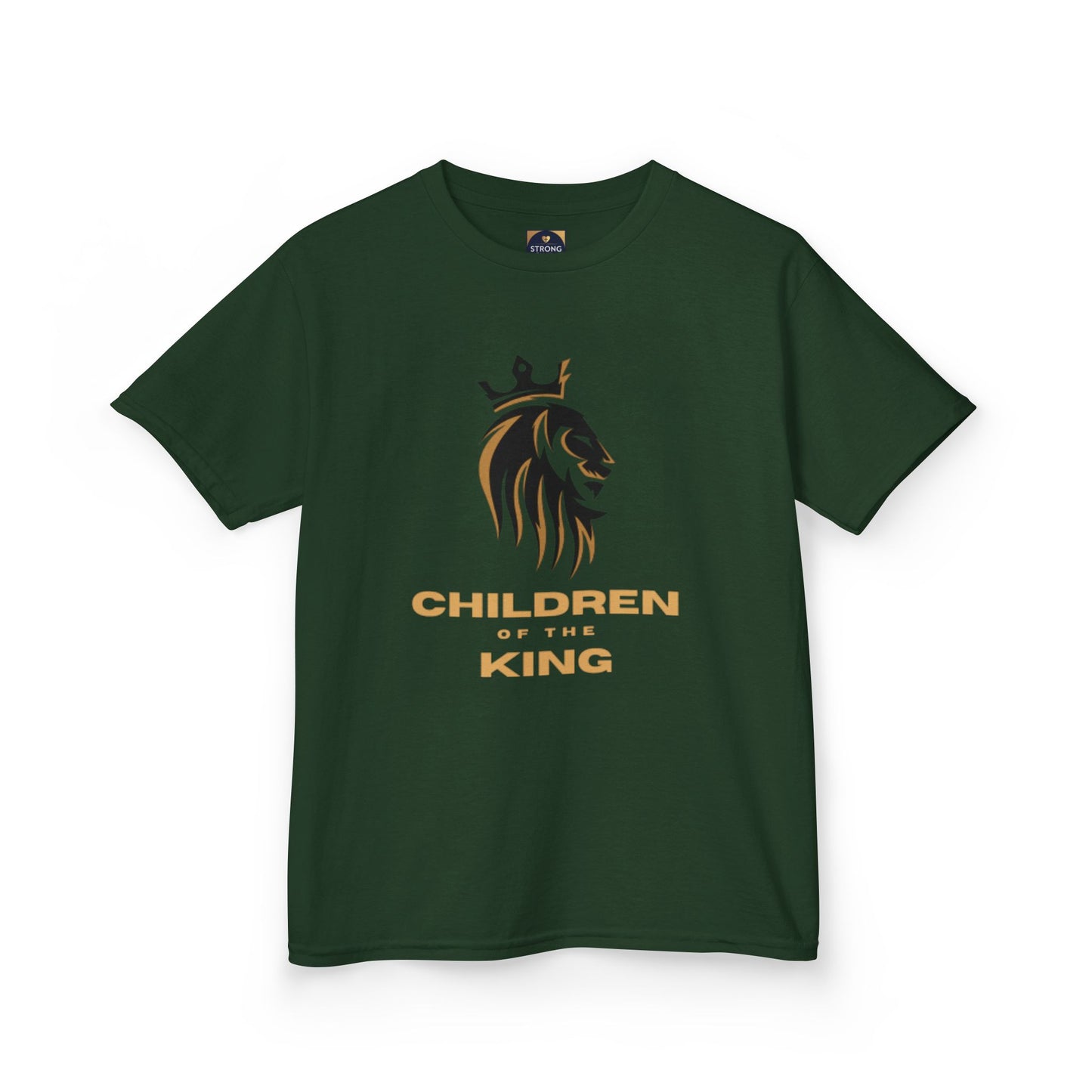 Children of the King Inspirational Kids Cotton T-Shirt (BL)