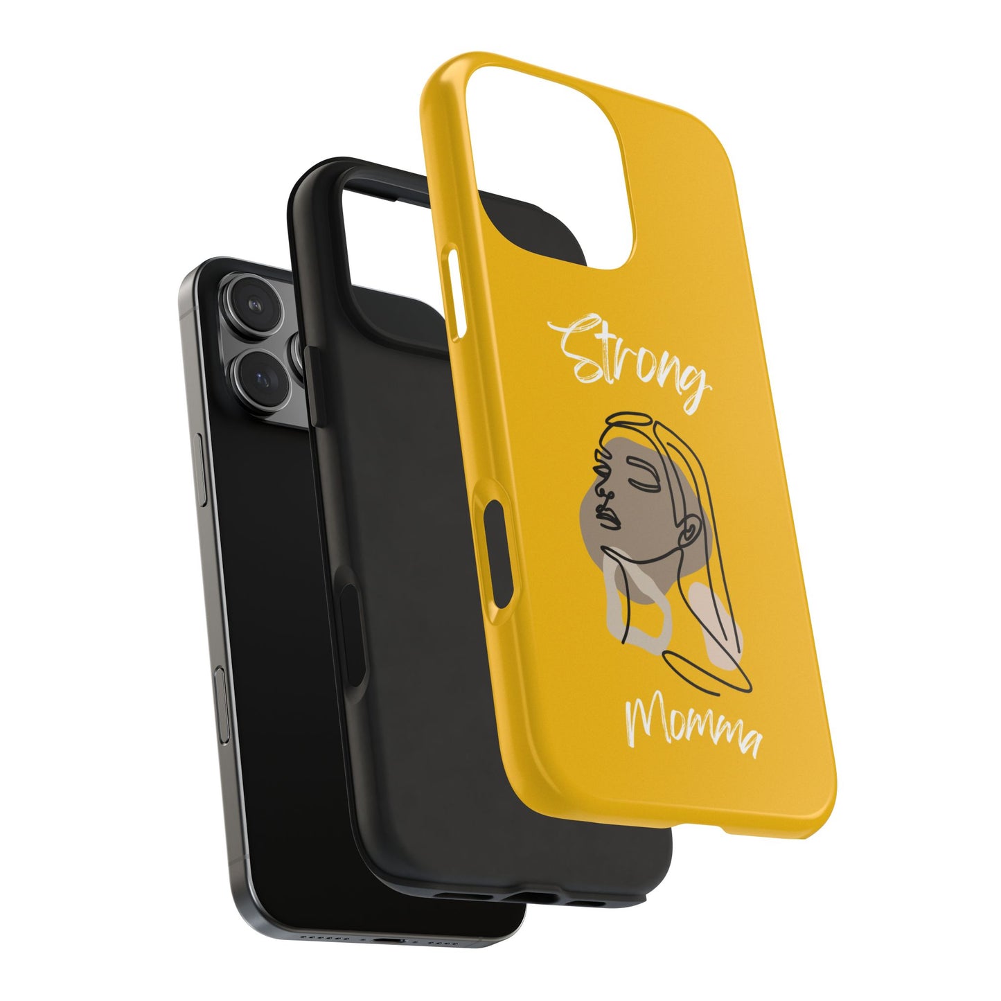 Strong Momma (WL) Tough Phone Cases YELLOW