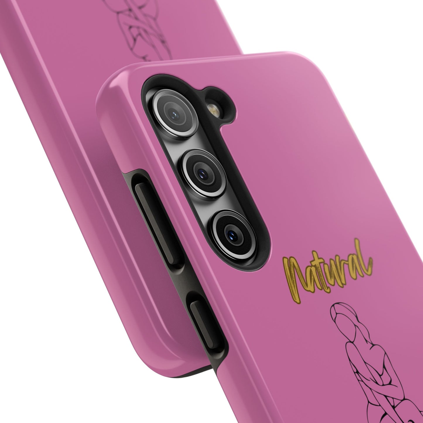 Natural Woman Shoulder Action (BL)Tough Phone Cases LIGHT PINK
