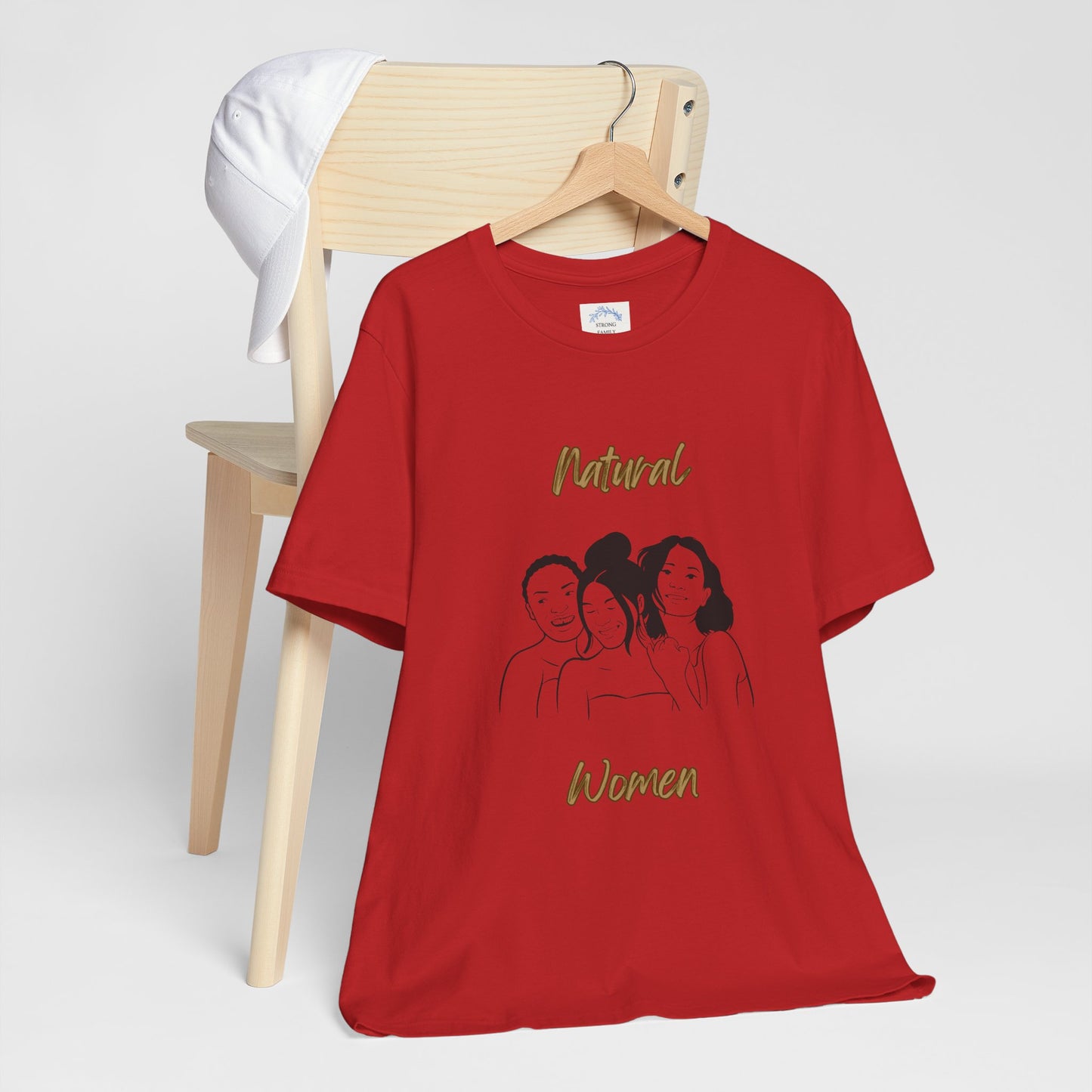 Natural Woman Laughing Friends (BL) Short Sleeve T-Shirt