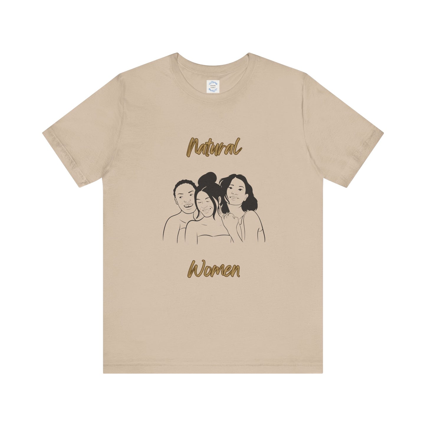 Natural Woman Laughing Friends (BL) Short Sleeve T-Shirt