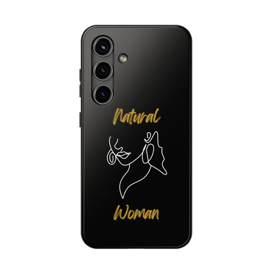 Natural Woman Lips (WL)Tough Phone Cases BLACK