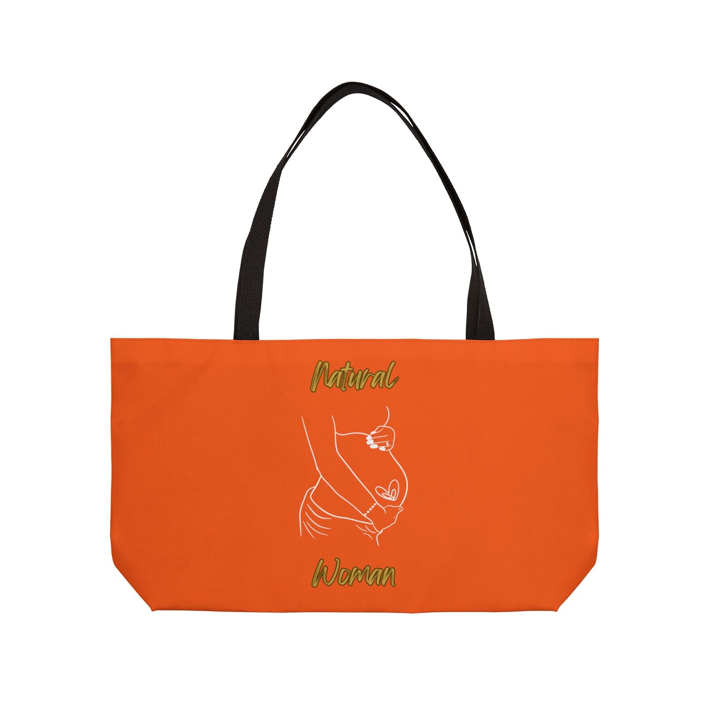 Natural Woman Loved In & Out (WL) Weekender Tote Bag ORANGE
