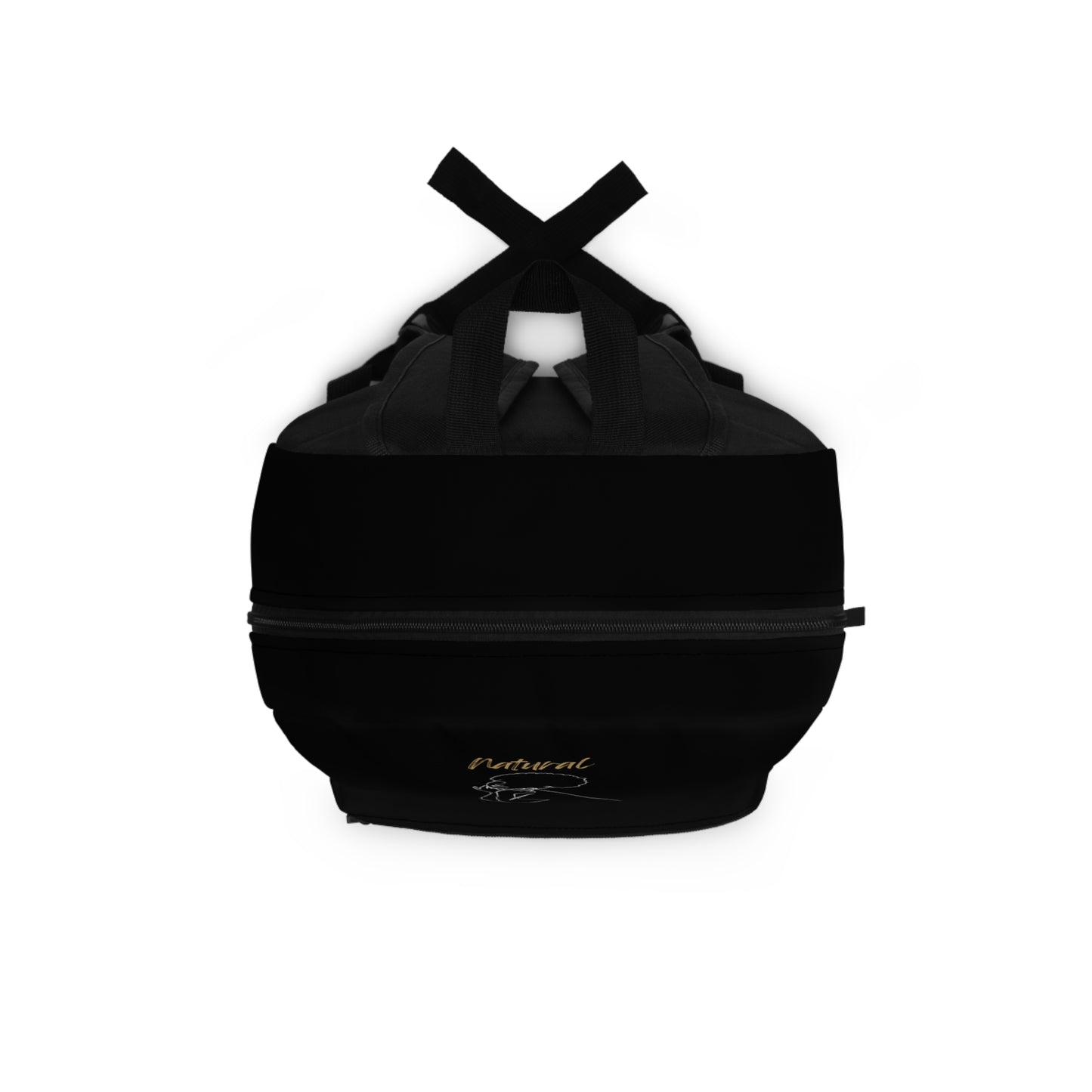 Natural Woman Cute Afro (WL) Backpack BLACK