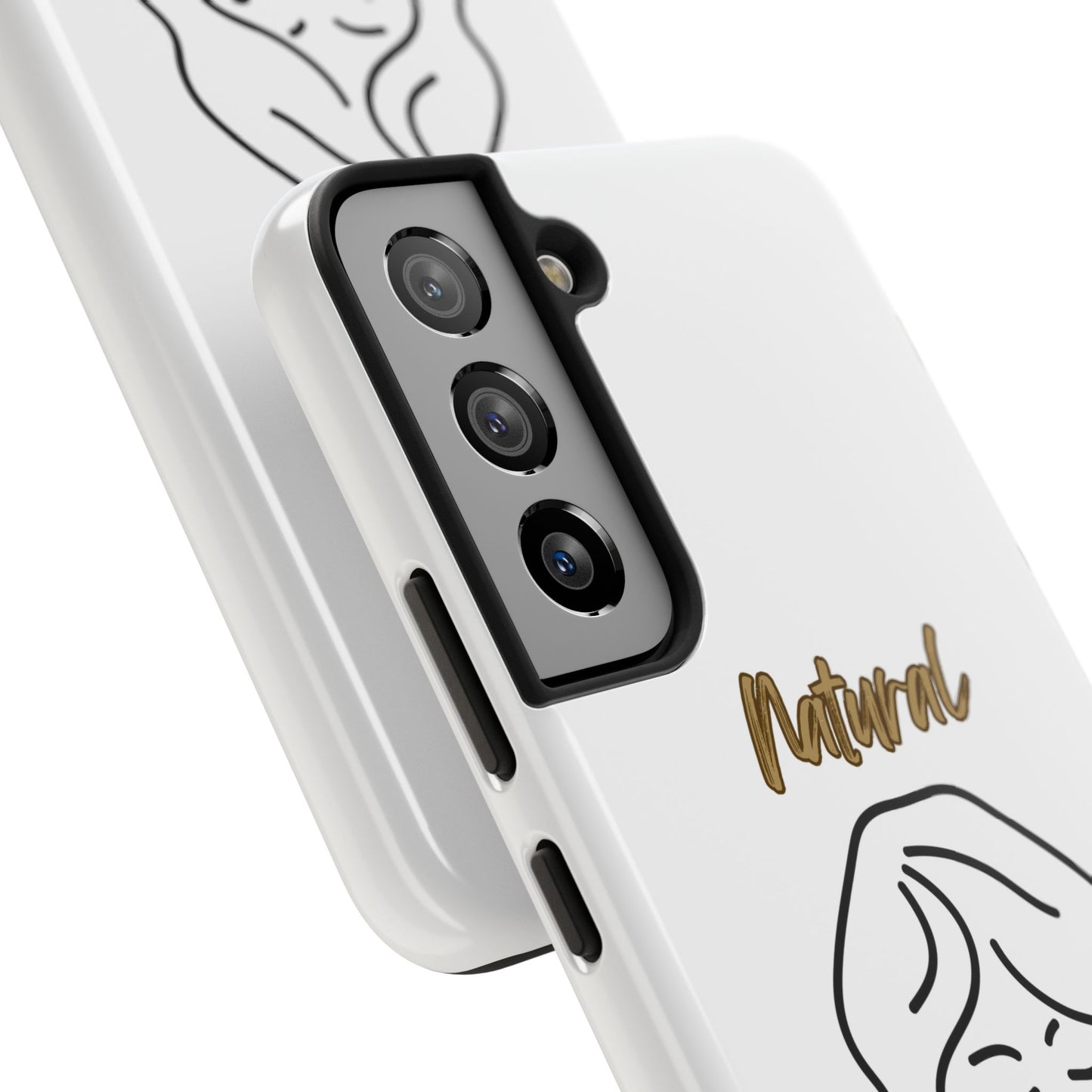 Natural Woman Modest (BL)Tough Phone Cases WHITE