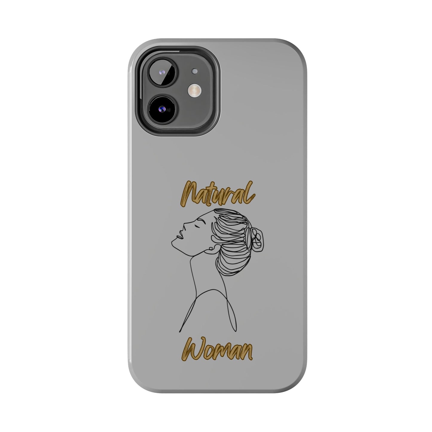 Natural Woman Wet Bun (BL) Tough Phone Cases LIGHT GREY