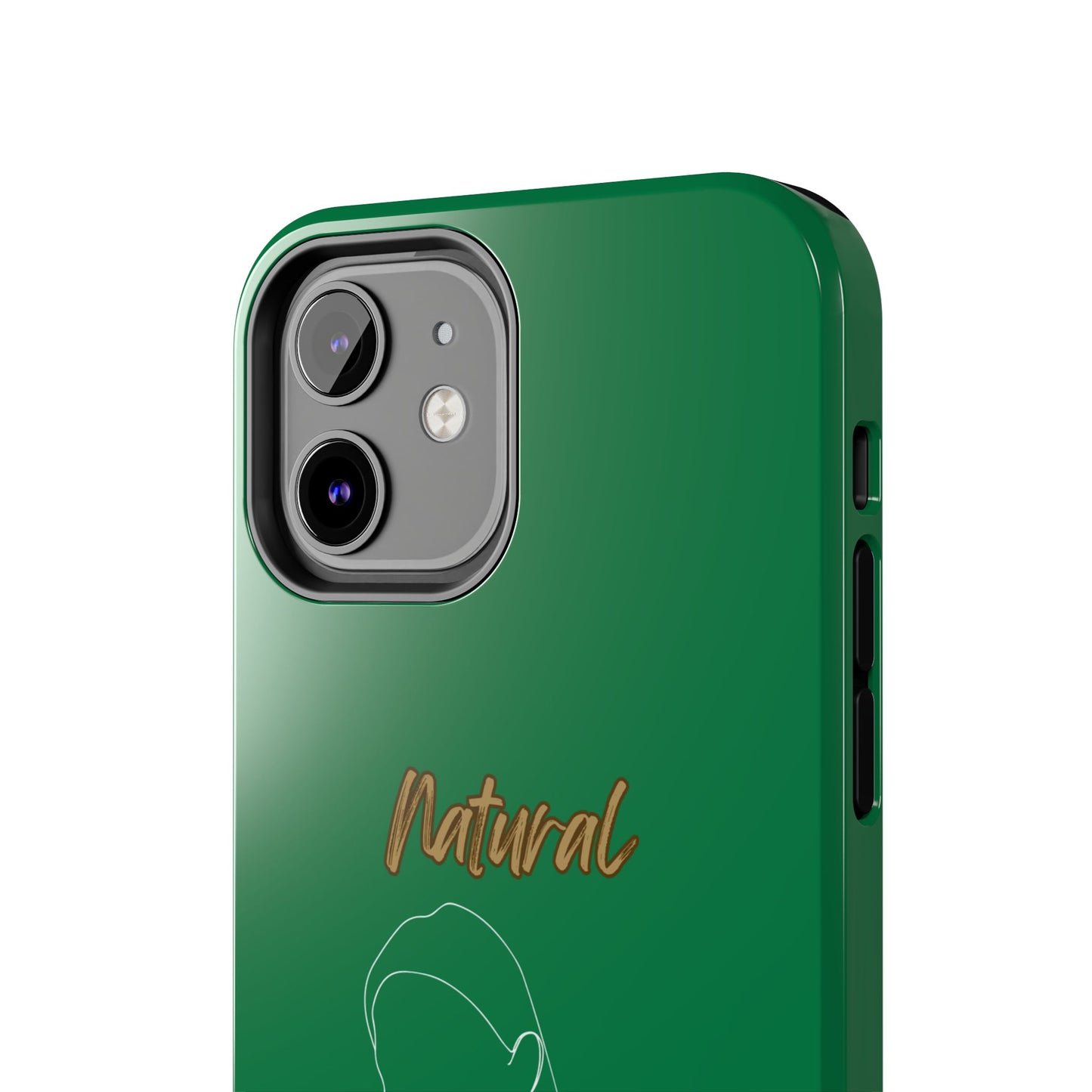 Natural Woman Tilted Look (WL) Tough Phone Cases DARK GREEN